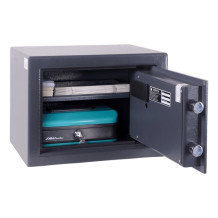#17 MINISAFE R26 ELECTRO – Bezpečnostní schránka černá, 350 x 260 x 260 mm