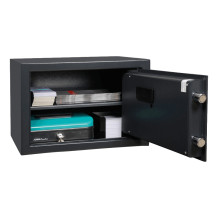 #17 MINISAFE R30 ELECTRO KEY – Bezpečnostní schránka černo-bílá, 430 x 300 x 320 mm