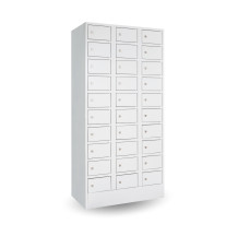#05 BOX 30 GREY - 30-přihrádková skříň pro úschovu cenností, 1850/900/500 mm