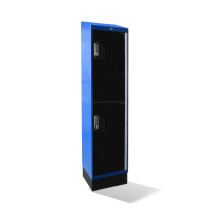 #04 BOXES 2 PLEXI – 2-přihrádková skříň pro úschovu cenností, 2000/500/400 mm