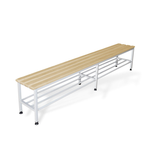 #30 BENCH 2000 SR – Šatní lavice s délkou 2000 mm s roštem na boty