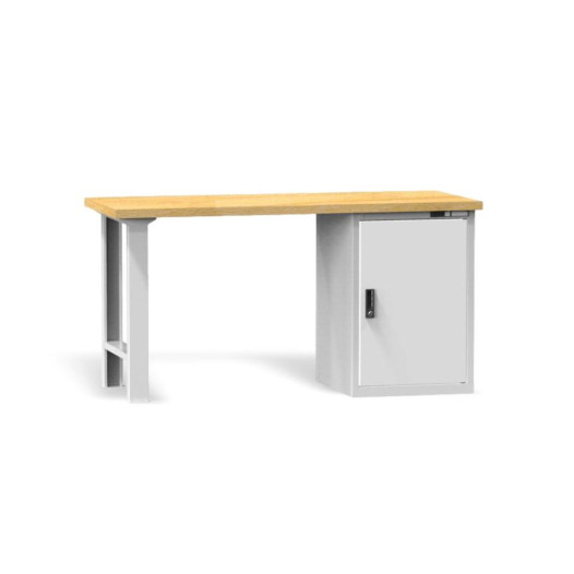Pracovní stůl se skříňkou, 1500 mm, s nosností do 800 kg
