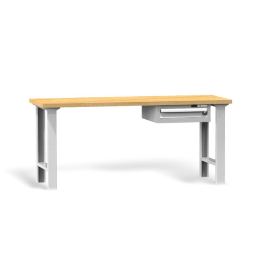 Pracovní stůl se zásuvkou a výškově nastavitelnými nohami, 2000
