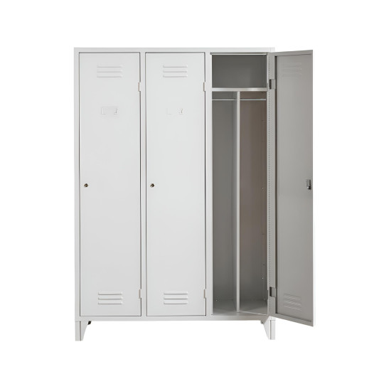 3-dveřová šatní skříň s přepážkou (demont)