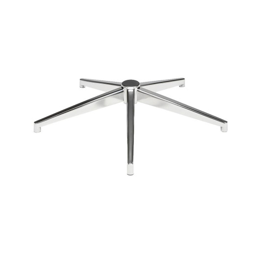 Chromový pětiramenný kříž pro kancelářskou židli, 320 mm