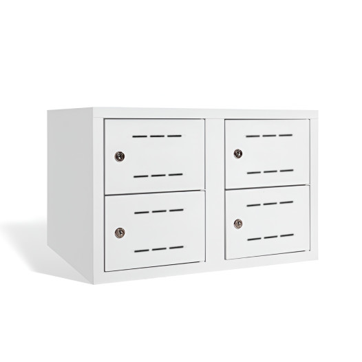 #03 SHOECABINET 2/4 - 4-dveřová dělená skříňka na boty 300 mm