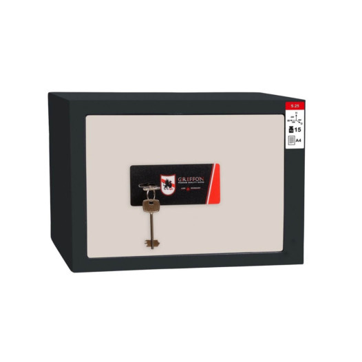 #17 MINISAFE S25 KEY – Bezpečnostní schránka s klíčovým zámkem, 250/350/260 mm