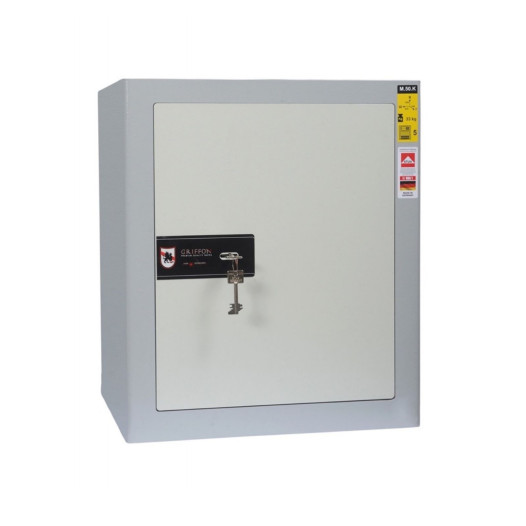 #17 SAFE M50 KEY – Bezpečnostní schránka šedá, 500/425/345 mm