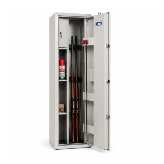Skříň na 4 zbraně s certifikátem, elektronické zamykání, 1400/420/370 mm
