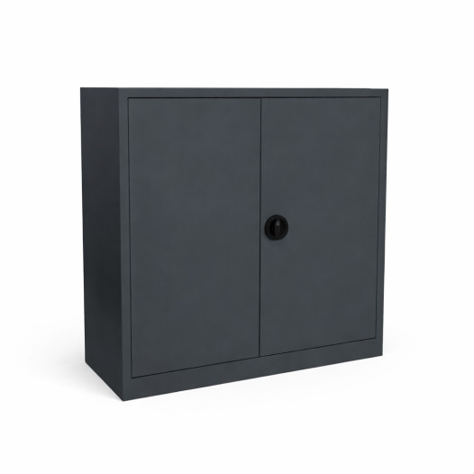 Kancelářská skříň se 2 policemi o šířce 1000 mm, antracit
