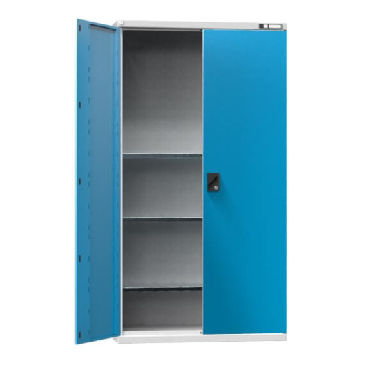 #29 STRONG DEEP MULTI BLUE - Dílenská skříň se 3 policemi, modrá, 1950x1044x405 mm